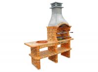 Ref. 254 - 200 cm x 75 cm x 220 cm, LxAxA | Parrilla 60 cm x 40 cm, LxA